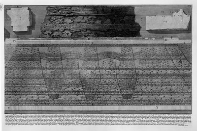 Mausoleum of Hadrian by Giovanni Battista Piranesi